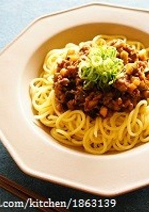 焼き肉のタレで簡単♪麻婆なす麺-レシピのメイン写真