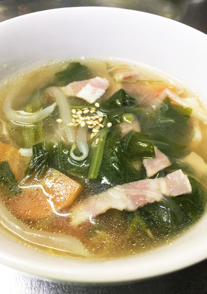 子供と作る！野菜たくさん中華スープ-レシピのメイン写真