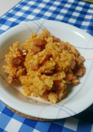 簡単☆まぜまぜオムライス♪-レシピのメイン写真