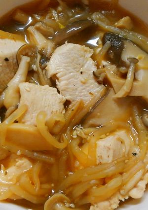 キノコともやし◆鶏むね肉のコンソメ醤油煮-レシピのメイン写真
