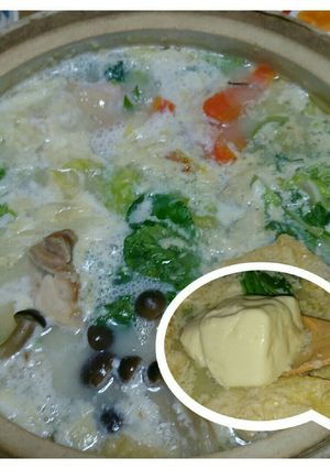 お豆腐とろ~り我が家のお鍋(*^^*)-レシピのメイン写真