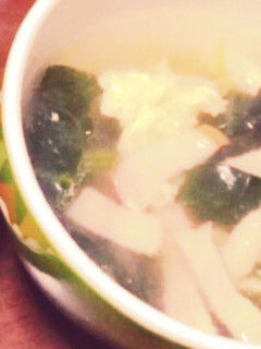 しめじとほうれん草の簡単かき玉スープ-レシピのメイン写真