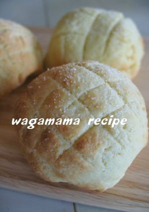 食パンで!!サクッとフワ~なメロンパン-レシピのメイン写真