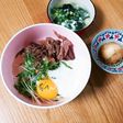 簡単☆牛肉のとろろ丼