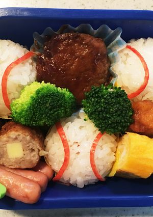 ☆キャラ弁☆簡単 野球ボール-レシピのメイン写真