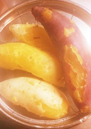 甘くないさつまいもは塩水に…-レシピのメイン写真