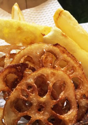 五香塩で蓮根チップス-レシピのメイン写真