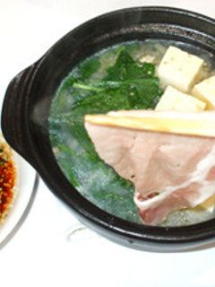 にんにくスープ・だしの簡単しゃぶしゃぶ鍋-レシピのメイン写真