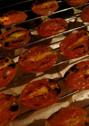 魚焼き網でグリルトマト -レシピのメイン写真
