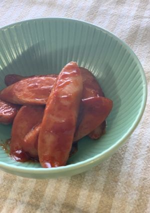 魚肉ソーセージケチャップ炒め☆簡単-レシピのメイン写真