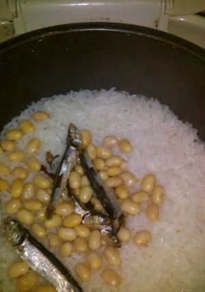 【和に浸る】煮干し・大豆の炊き込みご飯-レシピのメイン写真
