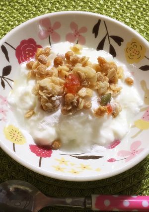 お腹の為に★ヨーグルトのシリアルのせ-レシピのメイン写真