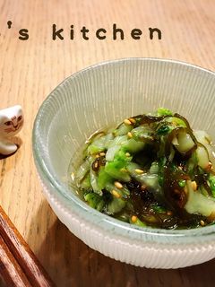 もずく酢と白菜の酢の物☆簡単副菜-レシピのメイン写真