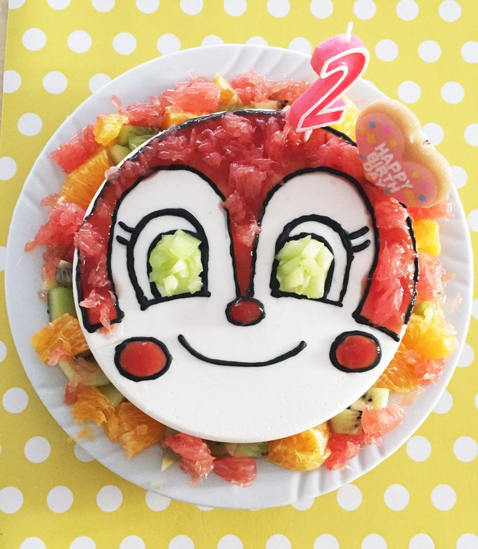 バースディ&ドキンちゃん☆1.2歳ケーキ-レシピのメイン写真