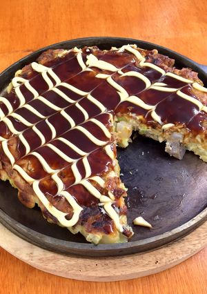 残ったおでんをリメイク★絶品お好み焼き☆-レシピのメイン写真