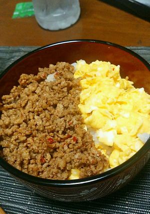 雑!男飯流2色丼-レシピのメイン写真