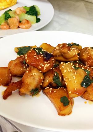 お弁当に★大葉とポテトの照り焼きチキン-レシピのメイン写真