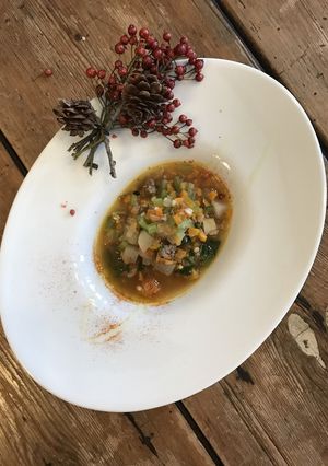 牛挽肉の和風ミネストローネクミン風味-レシピのメイン写真