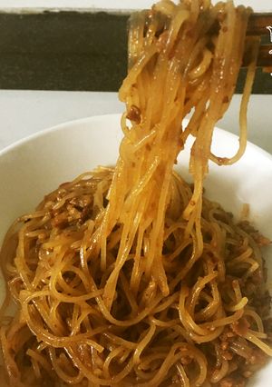 中華風豚ひき肉と春雨のピリ辛炒め-レシピのメイン写真