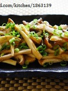 レンジで簡単♪エリンギねぎぽん-レシピのメイン写真
