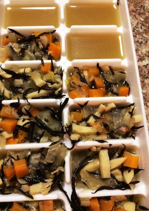 ひじきと高野豆腐の煮物 幼児/離乳食-レシピのメイン写真