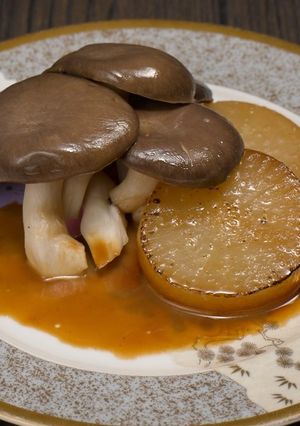 霜降りひらたけと大根のステーキ-レシピのメイン写真