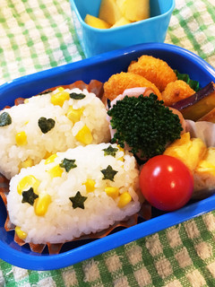 簡単*可愛いおにぎり弁当*幼稚園-レシピのメイン写真