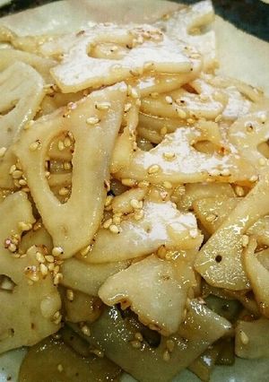 簡単☆副菜☆れんこんキンピラ-レシピのメイン写真