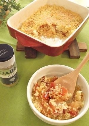 クスクスでお手軽♪アップルクランブル風-レシピのメイン写真