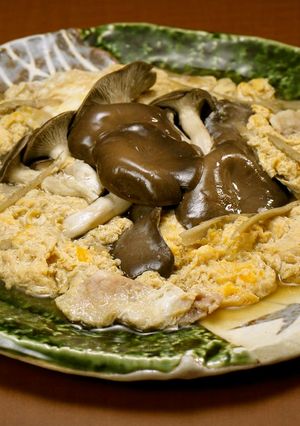 霜降りひらたけの柳川風-レシピのメイン写真