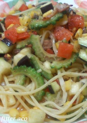 ゴーヤのマリネ☆冷製パスタ-レシピのメイン写真