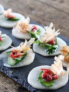 簡単前菜 大根と梅の和風アペリティフ-レシピのメイン写真