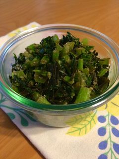 出汁ガラ昆布とかぶの葉のふりかけ-レシピのメイン写真