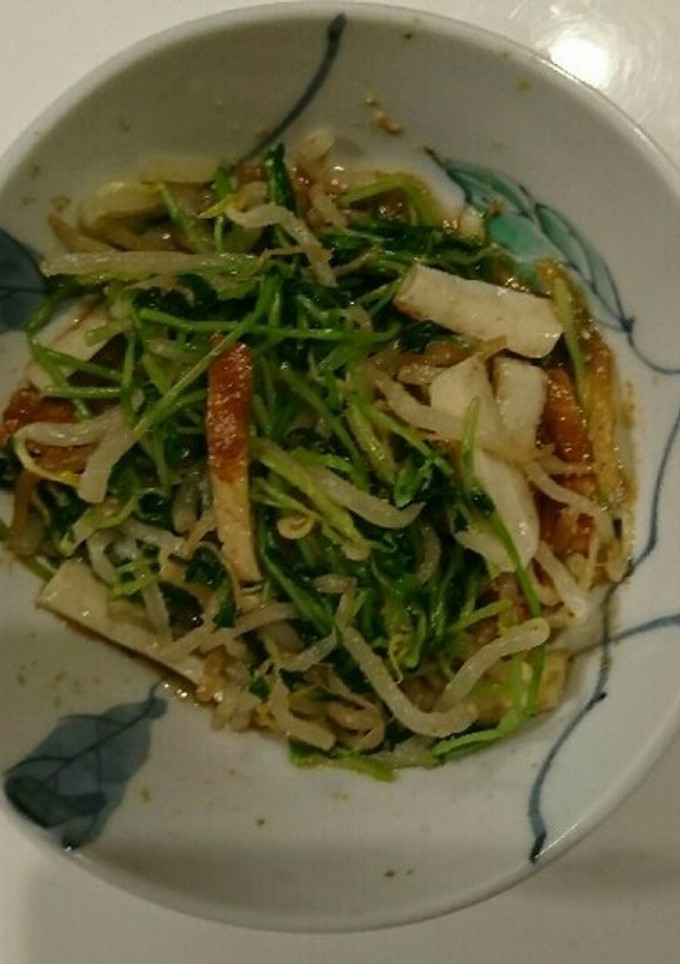 豆苗ともやしの胡麻和え-レシピのメイン写真