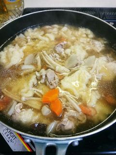 体ぽかぽか❤たっぷりすいとん-レシピのメイン写真