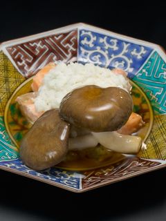 霜降りひらたけと鮭のかぶら蒸し-レシピのメイン写真