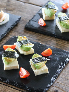 簡単アペリティフ アボガドと豆腐の前菜-レシピのメイン写真