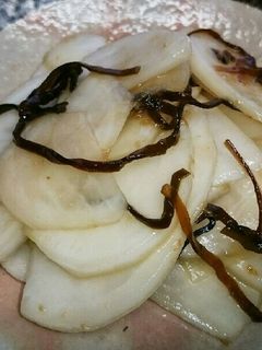 簡単☆かぶの浅漬け☆梅肉と塩こんぶ和え-レシピのメイン写真