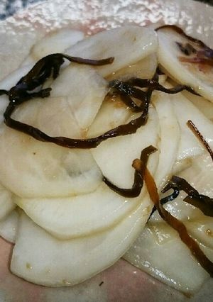 簡単☆かぶの浅漬け☆梅肉と塩こんぶ和え-レシピのメイン写真