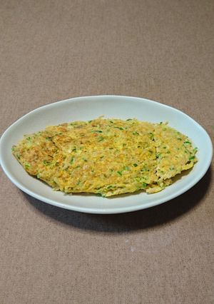 あまったラーメンで簡単オムレツ(^^)-レシピのメイン写真