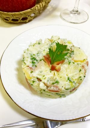 林檎とセロリの爽やかポテトサラダ♪-レシピのメイン写真