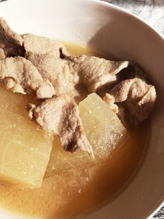 母直伝!! 冬瓜と豚肉の煮物☆味噌煮-レシピのメイン写真