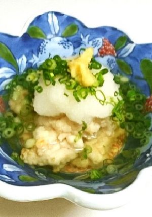 揚げずにオーブンで「鱈の白子の揚げ出し」-レシピのメイン写真