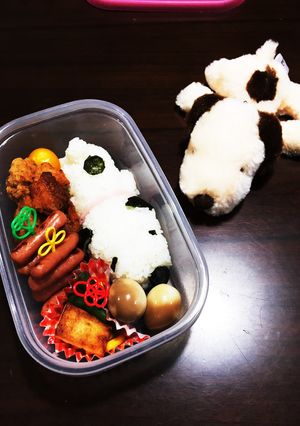 くったりスヌーピーの３Ｄお弁当-レシピのメイン写真