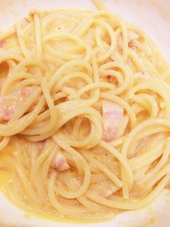 生クリーム・牛乳不使用!カルボナーラ-レシピのメイン写真
