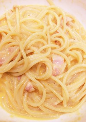 生クリーム・牛乳不使用!カルボナーラ-レシピのメイン写真