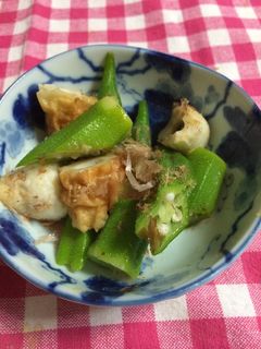 オクラと竹輪のお安いお浸し(^^)-レシピのメイン写真