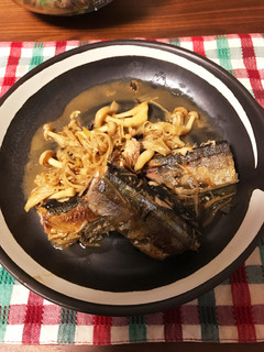 秋刀魚とキノコの焼き煮-レシピのメイン写真