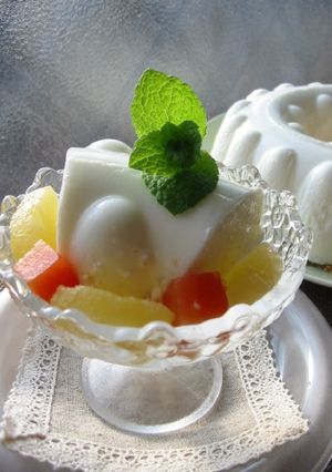 なつかしい冷たいヨーグルトムースケーキ♪-レシピのメイン写真