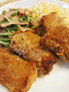 ラーメンスープの素で★揚げない味噌カツ-レシピのメイン写真
